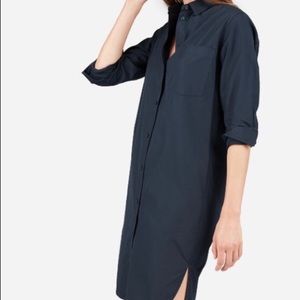 EVERLANE NAVY SHIRTDRESS SIZE 6